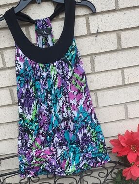 Black/Pink/Purple Top